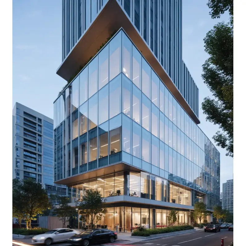 All Glass Curtain Walls