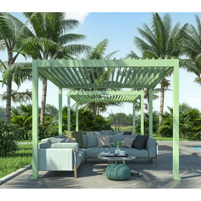 Manuelt uttrekkbart lysthus